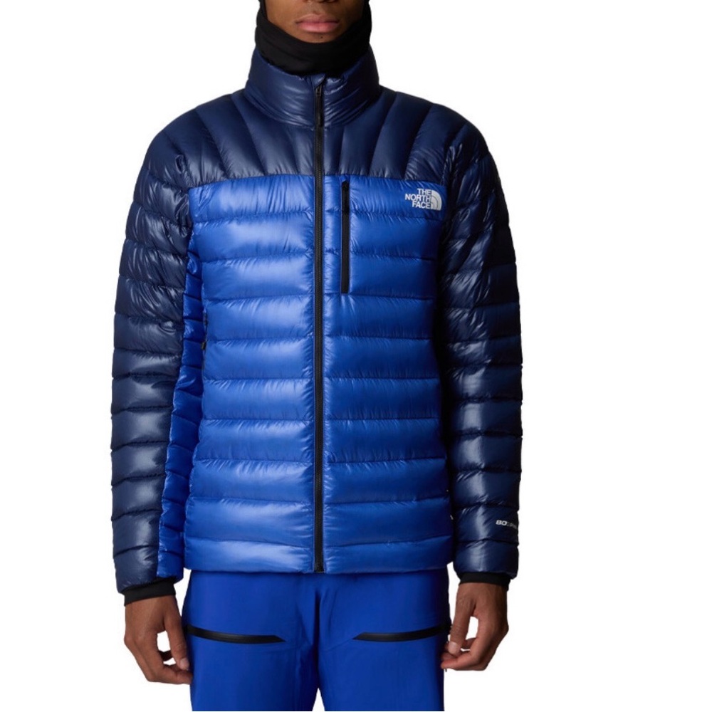 The North Face Men's Navy and Royal Blue Puffer Jacket